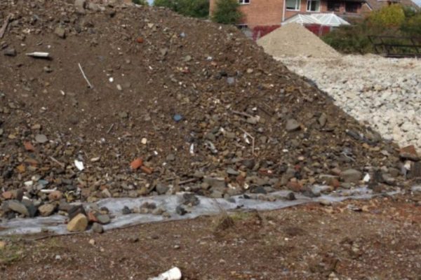 Stockpile to be Assessed and Classified for Waste Disposal Purposes